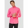 OppoSuits Suits & Blazers Mr. Pink Long Sleeved Pink Men's Shirt