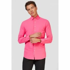 OppoSuits Suits & Blazers Mr. Pink Long Sleeved Pink Men's Shirt