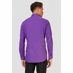 OppoSuits Purple Prince Long Sleeved Men's Purple Shirt Suits & Blazers