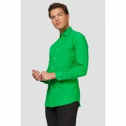 OppoSuits Evergreen Long Sleeved Men's Shirts Suits & Blazers