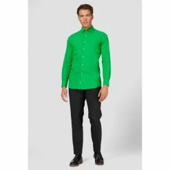 OppoSuits Evergreen Long Sleeved Men's Shirts Suits & Blazers