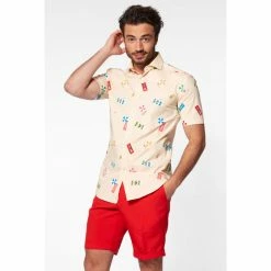OppoSuits Beach Life Short Sleeved Men's Summer Shirt