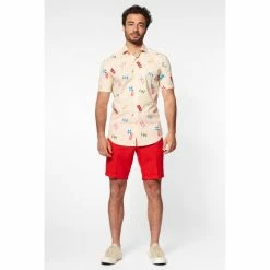OppoSuits Beach Life Short Sleeved Men's Summer Shirt