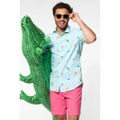 OppoSuits Short Sleeve Pool Life Men's Summer Shirt Suits & Blazers