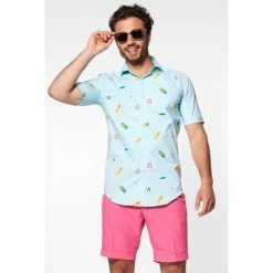 OppoSuits Short Sleeve Pool Life Men's Summer Shirt Suits & Blazers