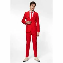 OppoSuits Red Devil, Teen Boys Red Suit