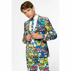 OppoSuits Suits & Blazers Super Mario Officially Licensed Teen Boys Suit