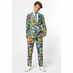 OppoSuits Suits & Blazers Super Mario Officially Licensed Teen Boys Suit