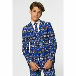 OppoSuits Merry Mario Officially Licensed Teen Boys Suit
