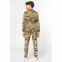 OppoSuits Street Vibes, Urban Graffiti Teen Boys Suit