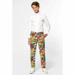 OppoSuits Street Vibes, Urban Graffiti Teen Boys Suit
