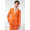OppoSuits The Orange, Teen Boys Orange Suit Suits & Blazers