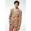 OppoSuits Confetteroni Teen Boys Rainbow Confetti Suit