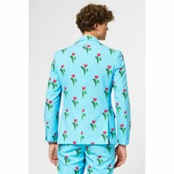 OppoSuits Suits & Blazers Tulips From Amsterdam, Blue Mens Summer Suit