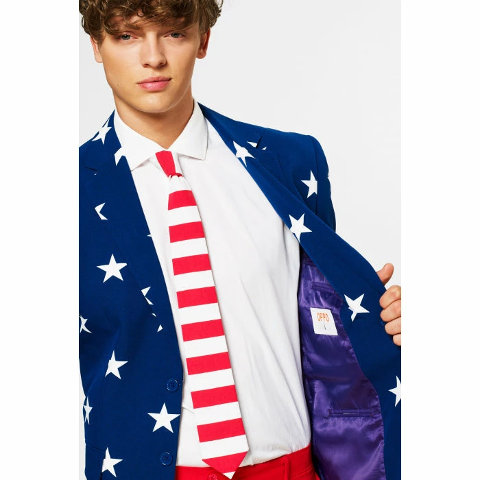 OppoSuits Suits & Blazers Stars And Stripes American Flag Independence Day Men's Suit 8 OppoSuits Suits & Blazers Stars And Stripes American Flag Independence Day Men's Suit