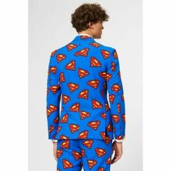 OppoSuits Suits & Blazers Superman Officially Licensed Mens Suit