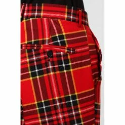 OppoSuits The Lumberjack, Red Plaid Mens Suit