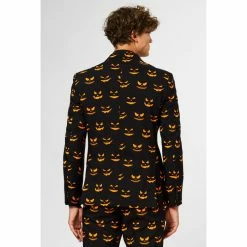 OppoSuits Black-O Jack-O Patterned Halloween Men's Suit
