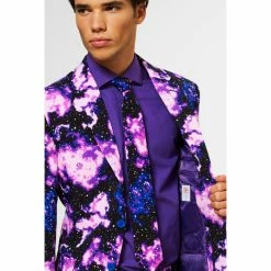 OppoSuits Galaxy Guy Men's Patterned Suit