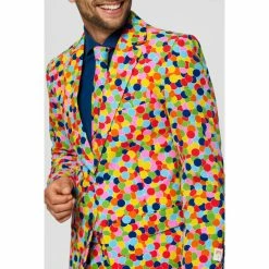 OppoSuits Confetteroni Patterned Men's Confetti Suit