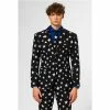 OppoSuits Suits & Blazers Starstruck Mens Suit With Star Print