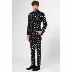 OppoSuits Suits & Blazers Starstruck Mens Suit With Star Print