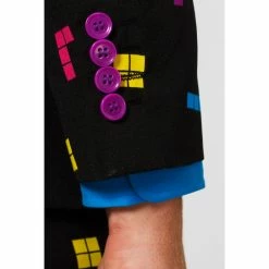 OppoSuits Tetris™ Costume Licensed Retro Mens Suit