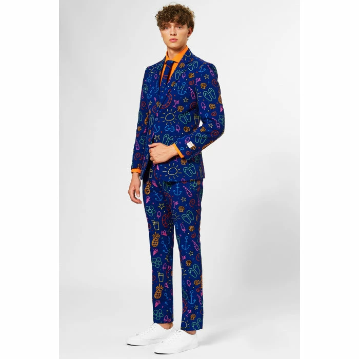 OppoSuits Doodle Dude Men's Patterned Suit 5 OppoSuits Doodle Dude Men's Patterned Suit