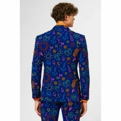 OppoSuits Doodle Dude Men's Patterned Suit 13 OppoSuits Doodle Dude Men's Patterned Suit