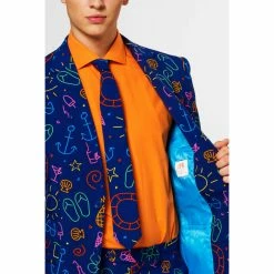 OppoSuits Doodle Dude Men's Patterned Suit 15 OppoSuits Doodle Dude Men's Patterned Suit