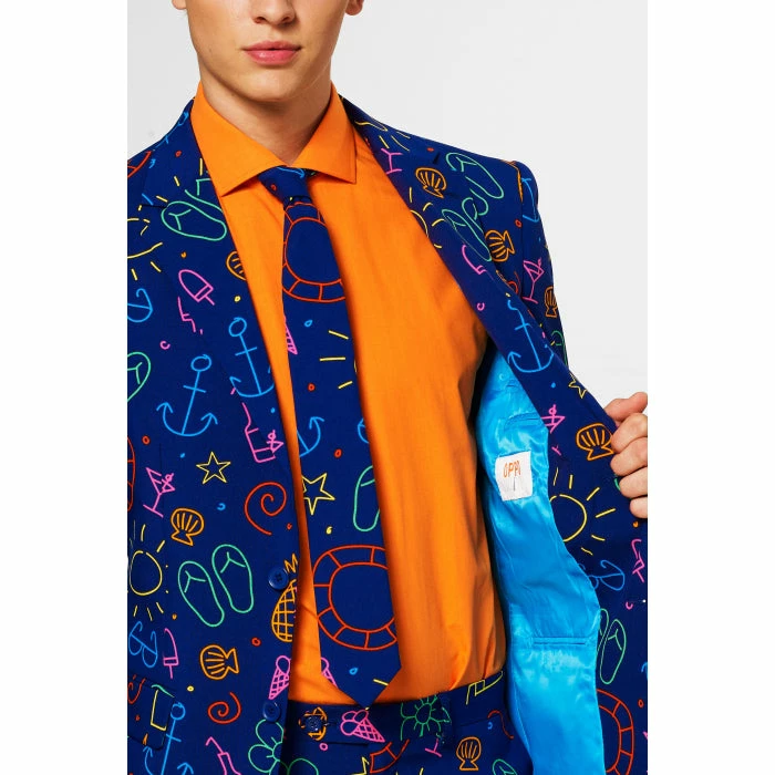 OppoSuits Doodle Dude Men's Patterned Suit 8 OppoSuits Doodle Dude Men's Patterned Suit