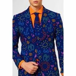 OppoSuits Doodle Dude Men's Patterned Suit