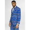 OppoSuits Super Mario Merry Mario Nintendo Christmas Patterned Men's Suit Video Game Costumes 1 OppoSuits Super Mario Merry Mario Nintendo Christmas Patterned Men's Suit Video Game Costumes