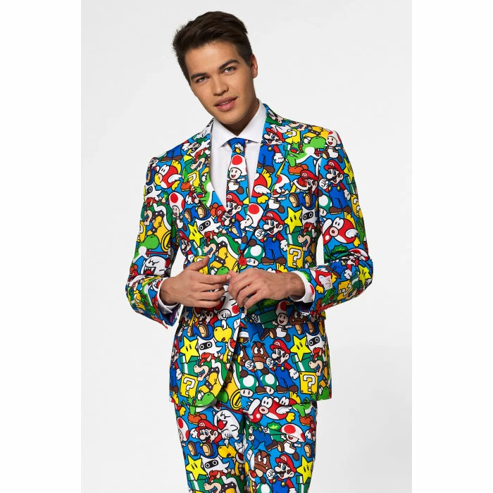 OppoSuits Video Game Costumes Super Mario™ Licensed Nintendo Suit 3 OppoSuits Video Game Costumes Super Mario™ Licensed Nintendo Suit