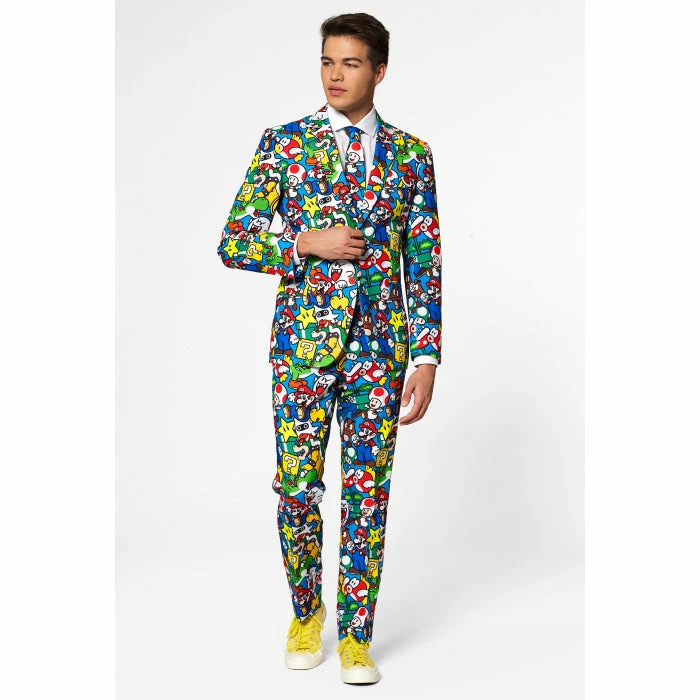 OppoSuits Video Game Costumes Super Mario™ Licensed Nintendo Suit 4 OppoSuits Video Game Costumes Super Mario™ Licensed Nintendo Suit