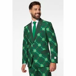OppoSuits Shamrocker St Patricks Men's Patterned Irish Suit Suits & Blazers