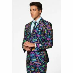 OppoSuits Mr. Vegas Patterned Men's Suit