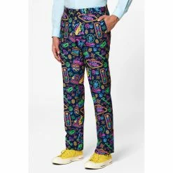 OppoSuits Mr. Vegas Patterned Men's Suit