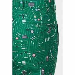 OppoSuits Cool Circuit, Green Circuit Board Patterned Men's Suit 15 OppoSuits Cool Circuit, Green Circuit Board Patterned Men's Suit