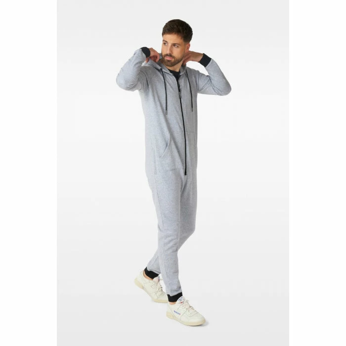 OppoSuits Gentle Grey Adult Unisex Onsie 7 OppoSuits Gentle Grey Adult Unisex Onsie