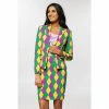 OppoSuits Harlequeen Women's Mardi Gras Patterned Suit Suits & Blazers 2 OppoSuits Harlequeen Women's Mardi Gras Patterned Suit Suits & Blazers