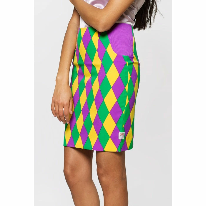 OppoSuits Harlequeen Women's Mardi Gras Patterned Suit Suits & Blazers 6 OppoSuits Harlequeen Women's Mardi Gras Patterned Suit Suits & Blazers