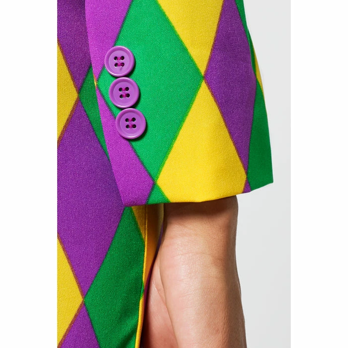OppoSuits Harlequeen Women's Mardi Gras Patterned Suit Suits & Blazers 7 OppoSuits Harlequeen Women's Mardi Gras Patterned Suit Suits & Blazers