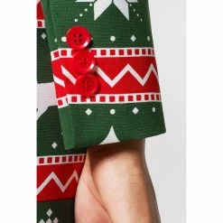 OppoSuits Suits & Blazers Festive Girl Women's Christmas Suit