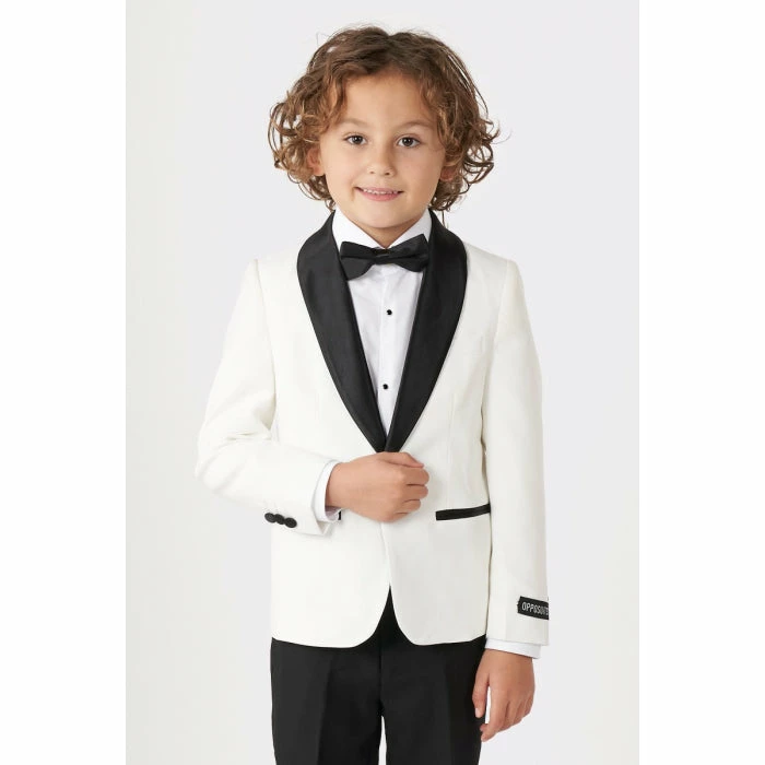 OppoSuits Pearly White Boy's Party Tuxedo Suits & Blazers 3 OppoSuits Pearly White Boy's Party Tuxedo Suits & Blazers