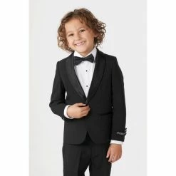 OppoSuits Jet Set Black Boy's Party Tuxedo