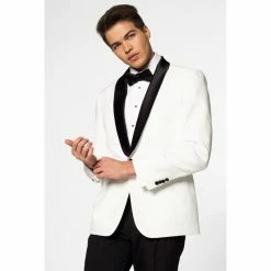 OppoSuits Pearly White Men's Tuxedo