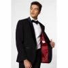 OppoSuits Jet Set Men's Black Tuxedo Suits & Blazers