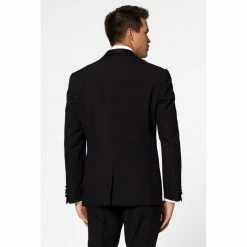 OppoSuits Jet Set Men's Black Tuxedo Suits & Blazers