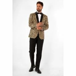 OppoSuits Suits & Blazers The Jag Men's Leopard Print Tuxedo
